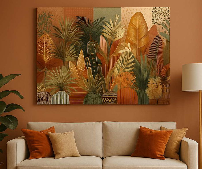 Wallity Pintura Decorativa en Lienzo Multicolor 50 x 70 cm Wallity Pintura Decorativa en Lienzo Multicolor 50 x 70 cm